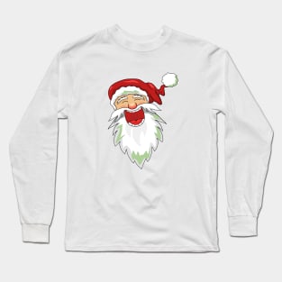 Laughing Santa Claus Long Sleeve T-Shirt